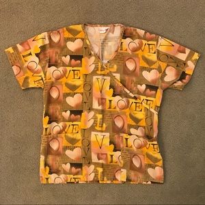 DELTA Ladies Love Scrub Top